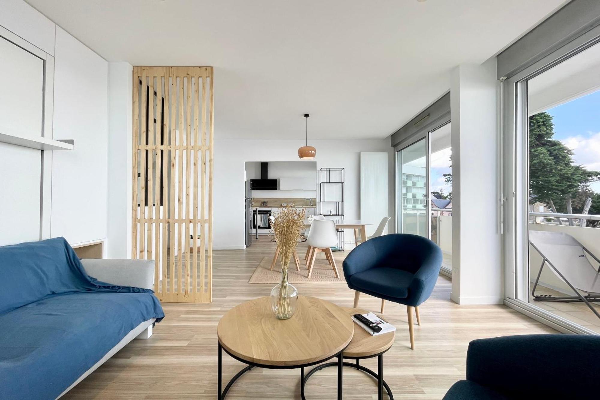 Lovely T1 D Architecte De Standing Vue Mer 360 Лармор-Плаж Екстериор снимка